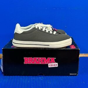 NEW Brahma Womens Steel Toe Work Shoe Della Gray Size